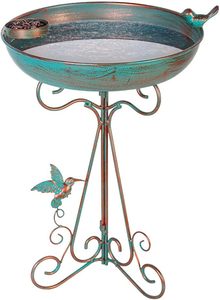 Fabricant fiable de bains d'oiseaux décoratifs en métal avec un design élégant en forme de bol pour patio, jardin et alimentation des oiseaux. - Product Image 3