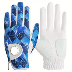 Gants de golf personnalisés pour hommes avec design par sublimation, confortables et tendance, pour le sport et le golf. - Product Image 1
