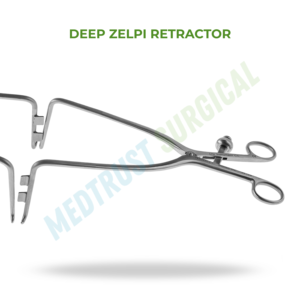 Rétracteur Deep Zelpi 24 cm pour neurochirurgie, rétracteur chirurgical de la colonne vertébrale pour la rétraction des tissus lombaires profonds - Product Image 2