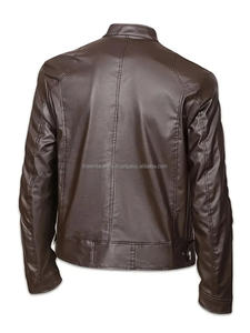 New Arrival Custom Men Fashion <b>Leather</b> <b>Jacket</b> Fashion Wear New Style 2024 Factory Direct Sale <b>Leather</b> <b>Jackets</b> for <b>Boys</b> - Product Image 4