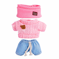 Ensemble de vêtements pour poupées Lafufu Fashion personnalisé, thème fête, pose assise, unisexe, pour garçons, tricoté en trois pièces
