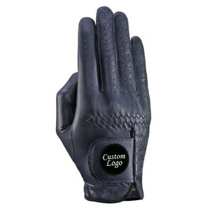 Men's Durable Genuine Sheepskin Golf Gloves Custom Logo Soft Breathable Cabretta Material Left/Right Hand Sports <b>Applicable</b> - Product Image 5
