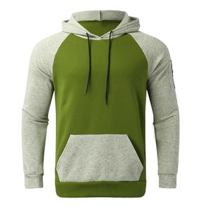 100% Cotton Fleece Breathable Quick Dry 280g Custom Manufacturer Design Casual Solid Autumn Hooded Men's Tracksuit Drawstring - Product Image 3