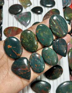 Lote de Cabujones de Piedra Sanguínea Natural, Lote de Gemas de Piedra Sanguínea al por Mayor para la Fabricación de Joyas - Product Image 5