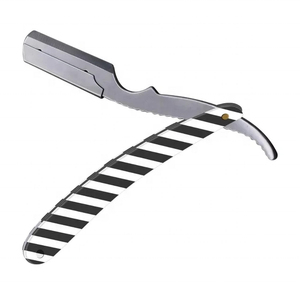 Rasoir de barbier personnalisé bleu à lame unique jetable pour hommes, rasoir à barbe, fabricant OEM - Product Image 3