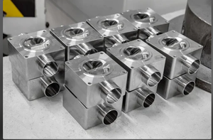 Conjunto de Componentes Metálicos Mecanizados por CNC de Precisión, Piezas de Ingeniería Industrial Personalizadas - Product Image 3