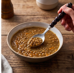 Ensemble de couverts modernes en acier inoxydable avec manches perlées en bois, vaisselle élégante pour la salle à manger et la cuisine - Product Image 4