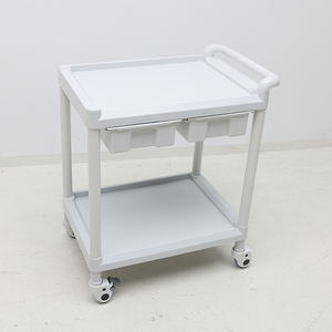 MN-201C医疗多功能手推车，带右手推和2个抽屉和静音轮 - Product Image 5