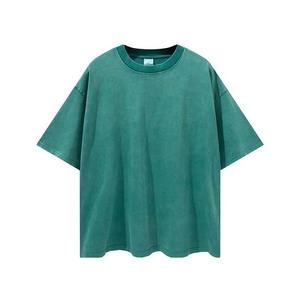 T-shirt épais 300 g/m² 100 % coton coupe classique, col montant, personnalisable avec logo, streetwear homme, écologique, respirant, imprimé - Product Image 3