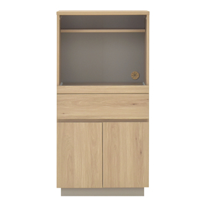 Mueble de Cocina Moderno de Madera RUR con 1 Cajón, 2 Estantes, Puerta de Panel Plano, Mueble de Almacenamiento para el Hogar, Diseño Minimalista - Product Image 4