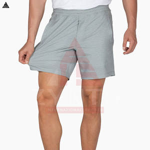 Shorts de sport personnalisés avec logo, pour la course à pied, la salle de sport, l'entraînement, la remise en forme, les sports athlétiques, en polyester, pour hommes, décontractés - Product Image 4