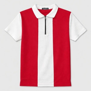 Polos de hombre 100% algodón transpirables, polo informal con cierre de cremallera y cuello alto, polos de golf personalizados para hombre, informales y de negocios. - Product Image 6