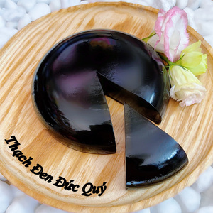 Poudre de gelée noire conçue pour la préparation de desserts et de boissons, offrant une texture lisse et un mélange facile - Product Image 1