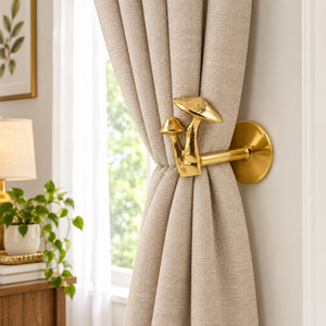Sujetador de Cortina de Mariposa de Metal Dorado Premium para Decoración de Ventanas de Lujo en Salas de Estar, Dormitorios y Hoteles - Proveedor Mayorista - Product Image 3