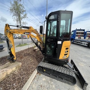 Miniexcavadora moderna Sany que ofrece excelente rendimiento hidráulico, movilidad compacta y manejo eficiente para trabajos de construcción. - Product Image 2