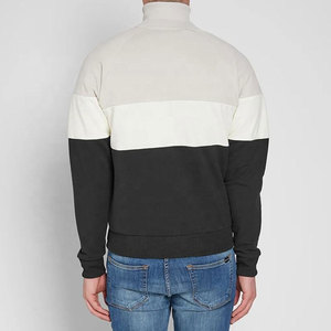 Sweat-shirt à col quart zippé pour homme, tissu confortable, col rond uni, coupe régulière, décontracté, hiver, French Terry, 100% polyester Econex - Product Image 2