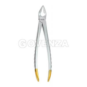 Juego de Fórceps Dentales Premium de Acero Inoxidable con Puntas Doradas, Instrumento Quirúrgico para Extracción de Dientes - Product Image 4