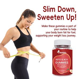 Meelefu หมากฝรั่ง Keto ACV พร้อมน้ำส้มสายชูแอปเปิ้ลไซเดอร์อาหารเสริมรองรับการดีท็อกซ์ทำความสะอาด - Product Image 2