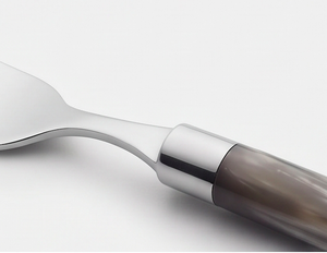 Ensemble de couverts modernes en acier inoxydable 5 pièces avec manches en résine, compatibles lave-vaisselle, pour la vaisselle de mariage - Product Image 2