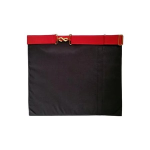 Parche Masónico Single Star Trader para Mandil con Bordado de Cruz Roja y Corona Dorada, Accesorio Formal Cuatro Estaciones MR-10011 - Product Image 4