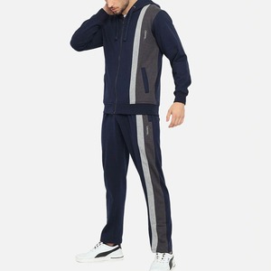 Nouvel ensemble de survêtement élégant pour hommes 100% coton, respirant, séchage rapide, vente en gros directe d'usine, vêtements de sport - Product Image 5