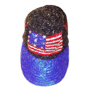 Gorro de pelo bordado de lujo Cuentas de semillas Piedras Bordado a mano elegante Gorro de pelo con cuentas Patrones multicolores Sombreros promocionales Gorras - Product Image 4
