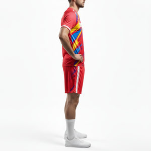 Customizable Style Soccer Jersey <b>Sets</b> Custom Team Name Quick Dry 100% Polyester Football Uniform Heat Transfer OEM Services - Product Image 3