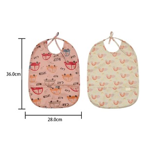 Babero para Bebé Recién Nacido, Toalla para la Saliva, Baberos de Doble Capa Acanalados y de Felpa con Botones Ajustables - Product Image 2