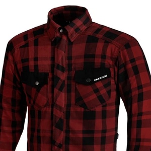 Chemise de moto en flanelle certifiée CE, vêtements de protection pour moto, usine OEM, export en gros - Product Image 4