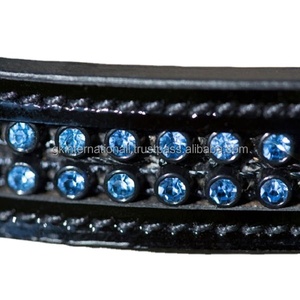 Banda de cejas de cuero duradera y fuerte Productos de Carreras de Caballos ecuestres Banda de cejas de caballo de cuero genuino - Product Image 1