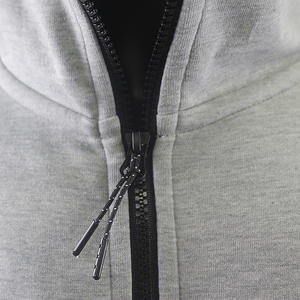 เสื้อฮู้ดคอเต่าและกางเกงขายาวปลายขาจั๊มพ์ พิมพ์โลโก้ปักลายตามสั่ง ชุดกีฬาแทรคสูทแบบยูนิเซ็กซ์ - Product Image 3