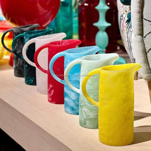 Classic Style Handcrafted Resin Pitcher Water Jug Tea Pots <b>Kettles</b> Christmas Resin Tankard Wholesale Mugs - Product Image 6