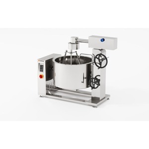 Olla de vapor encamisada de inducción giratoria Amicook 380V/440V, modelo para freír y cocinar, utensilio de cocina comercial - Product Image 1