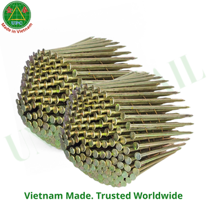 ตะปูเหล็กม้วนสำหรับพาเลท 15 องศา OEM ขนาด 3 นิ้ว x 0.120 มม. จำนวน 4500 ชิ้น หัวลายตาราง ก้านเรียบ จากเวียดนาม |    ตะปูแบบม้วน - Product Image 3