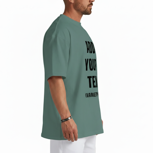 Camiseta Personalizada GSM 100% Algodón, Camiseta Extra Grande de Alta Calidad para Hombre - Product Image 2