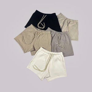 Pantalones Cortos Bermuda Casuales de Verano para Hombre, Estilo Americano, Transpirables, de Felpa Tejida, Ecológicos, de Secado Rápido, con Elástico en la Cintura de 5 Puntos - Product Image 1