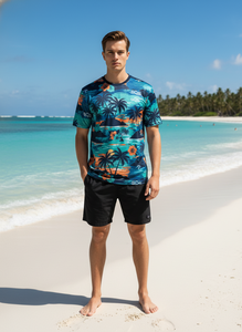 Unique Design Customized Color Men Silk Screen Printed 100% <b>Polyester</b> Eco-Friendly Lightweight Quick Dry Breathable <b>T</b>-<b>Shirt</b> - Product Image 5