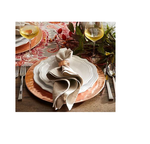 Assiette de Présentation en Cuivre Personnalisée – Vaisselle Décorative pour Fêtes – Design Assiette de Présentation en Cuivre – Compatible Lave-Vaisselle – Utilisation pour Toutes Occasions - Product Image 1