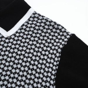 Chemises pour hommes en tricot ajusté à manches courtes, style vintage, avec poche, anti-plis, de haute qualité, avec logo personnalisé - Product Image 3