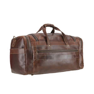 Bolsa de Viaje de Cuero Genuino con Múltiples Bolsillos con Hebilla, Compartimento Principal Espacioso y Diseño Premium para Fin de Semana - Product Image 2