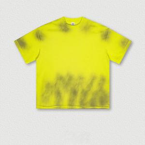 Camiseta Vintage Lavada Oversize para Hombre, Algodón Pesado, Hombro Caído, Manga Corta, Cuello Redondo, Estilo Urbano - Product Image 6