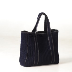 Wholesale Assorted Solid Color Velvet Quilted Tote Bag High Quality Indian Soft Fabric <b>Handbag</b> - Product Image 1