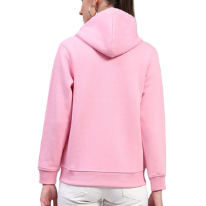 Sudadera con capucha rosa al por mayor 2026, ajuste regular, de algodón, forro polar, color liso, informal, unisex, para otoño - Product Image 2