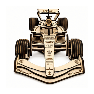 Handmade Wooden Formula Race Car Puzzle Model Detailed Laser Cut <b>DIY</b> Vehicle Assembly <b>Kit</b> for Hobby Craft and Desk Decoration - Product Image 1