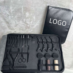 Kit de Herramientas para Extensiones de Cabello, Juego Profesional de Instalación y Remoción de Metal, Acabado Dorado, Duradero, Reutilizable, Calidad de Salón - Product Image 2