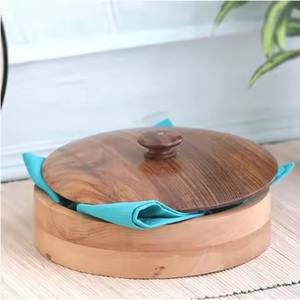 Elegante Caja de Madera para Chapati, Contenedor de Almacenamiento para Roti - Product Image 3