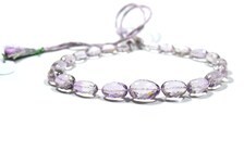Perles de pierres précieuses en améthyste rose naturelle, facettées, 16 pouces, du Brésil, 1 brin, pour la fabrication de bijoux fins - Product Image 1