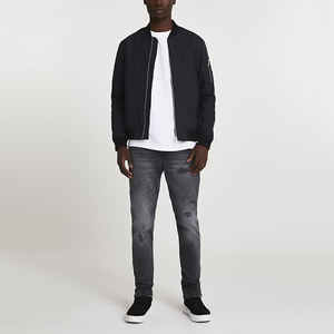 High Quality Best Selling New Custom Design Stain Wholesale Blank Men Bomber <b>Jacket</b> OEM ODM Service Available on Sale Now - Product Image 2