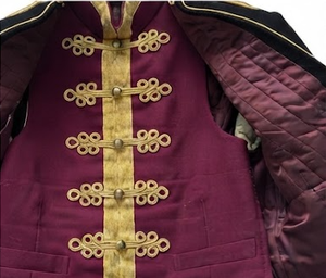 เสื้อแจ็กเก็ต hussar & เสื้อโค้ทคาดเอวผ้าวูลกระดุมสองแถวสำหรับผู้ชายกันน้ำได้สำหรับฤดูหนาว - Product Image 6