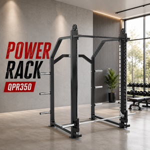 QLI QPR350 Rack de musculation métallique réglable, robuste et durable, pour entraînement avec barre, force fonctionnelle et performance en salle de sport - Product Image 1